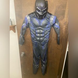 Black Panther muscle costume kids size medium